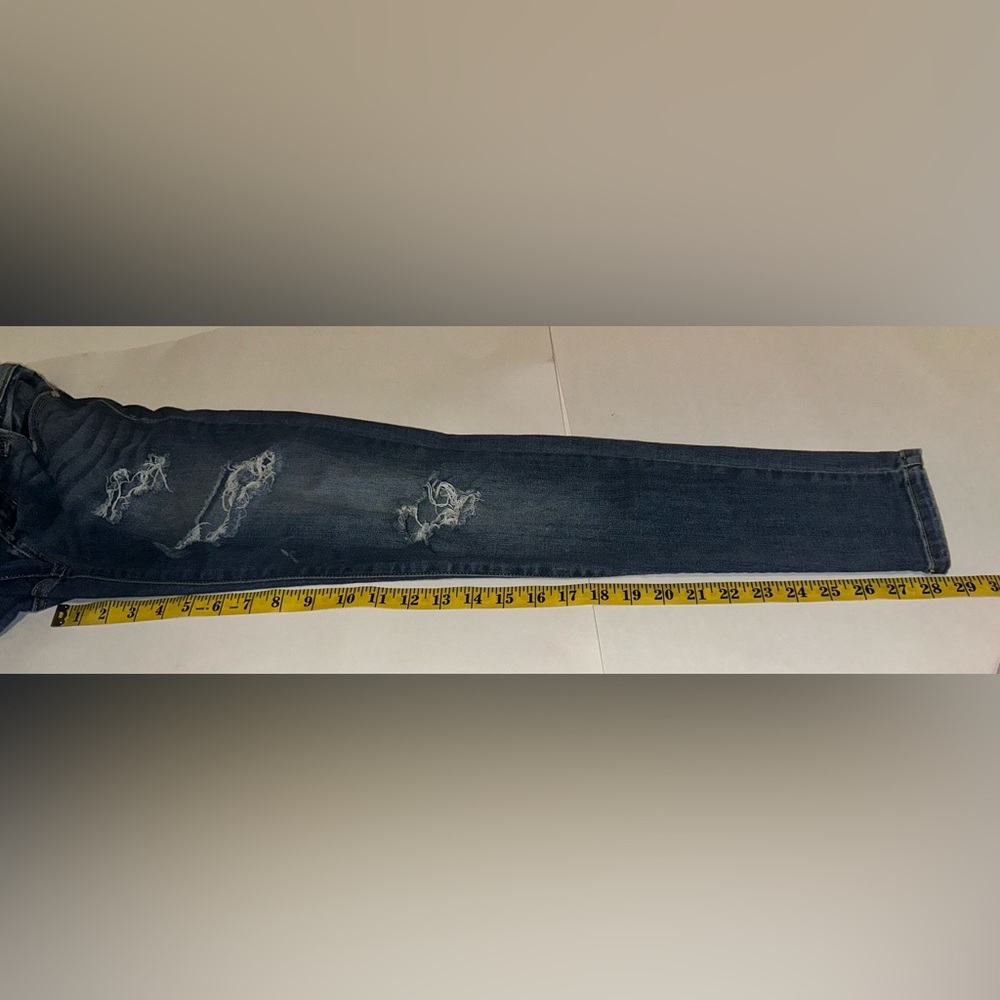 Judy Blue Colby Skinny Fit Distressed Destroyed Jeans Women’s Size 7/28 Mid-Rise - Picture 7 of 7
